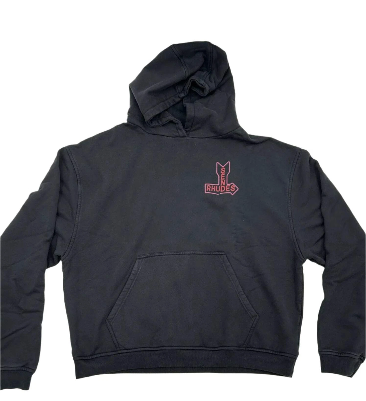 Felpa con cappuccio Rhude Send Rhudes nera