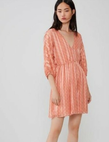 zara orange polka dot dress