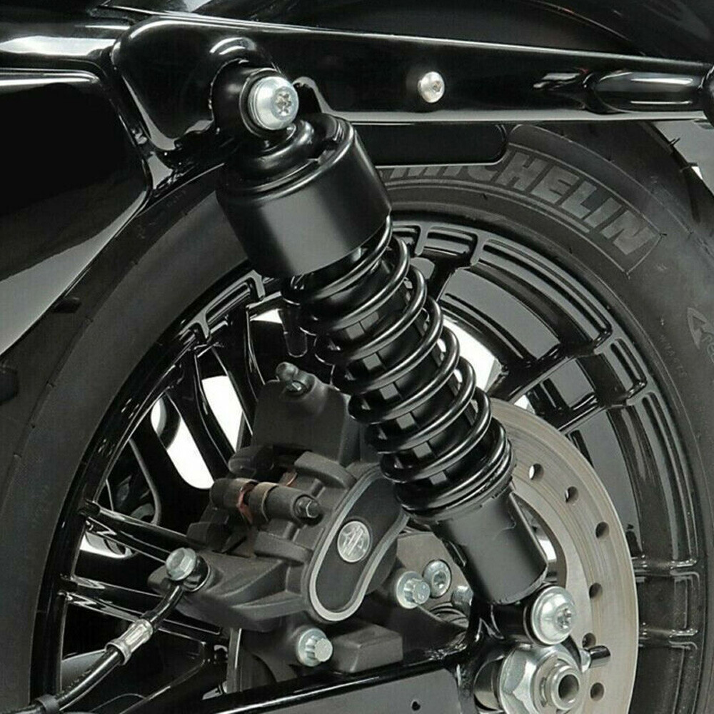 Pair Rear Air Shocks Absorbers Suspension For Harley Sportster