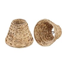 Aspen Creative 51004-2, Empire Clip-On Chandelier Lamp Shade, Water Hyacinth,...