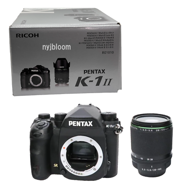 New PENTAX K-1 Mark II DSLR Camera with 28-105mm WR Lens Full