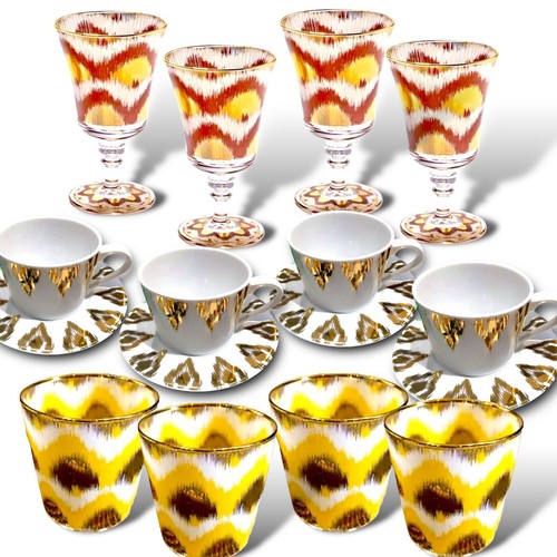 Juego de café de bambú Les Ottomans azucarero, cafetera, x4 tazas y platillos £307.00 - Imagen 20 de 22