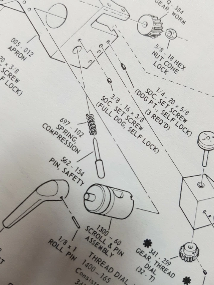 CLAUSING LATHE SAFETY PIN 1300 Series - Image 2 of 2