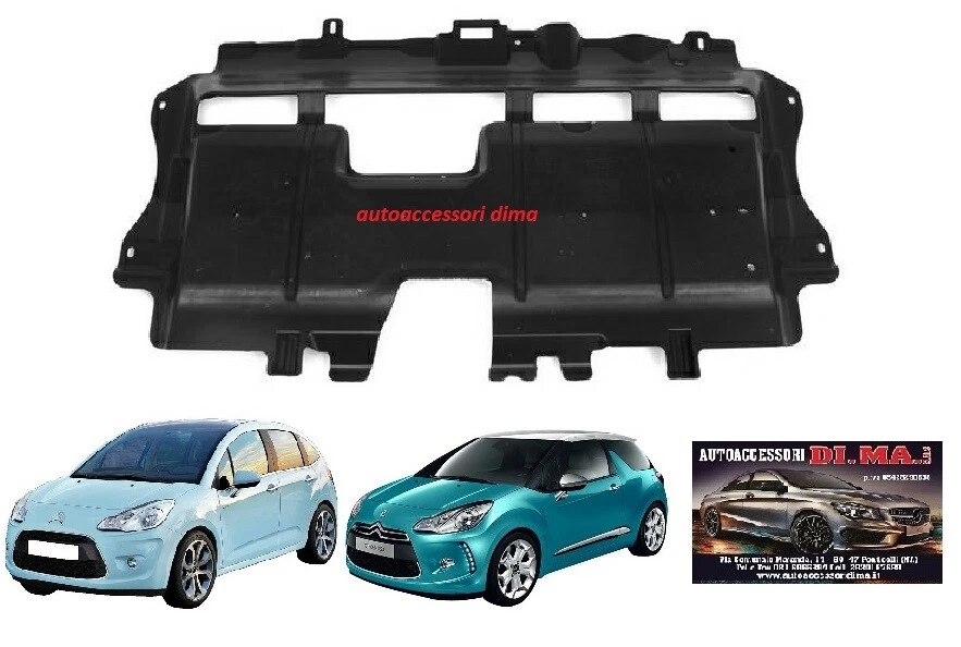 AFTERMARKET RIPARO SOTTOMOTORE CITROEN CITROEN C3 DAL 2009 AL 2015 NUOVO sped gratis