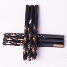 Drillforce 6PCS 13/32" Black Gold Drill Bits Set HSS Metal Woodworking Drill Bit