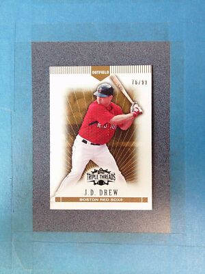FB64) 2007 Triple Threads DJ DREW 76/99 Boston Red Sox