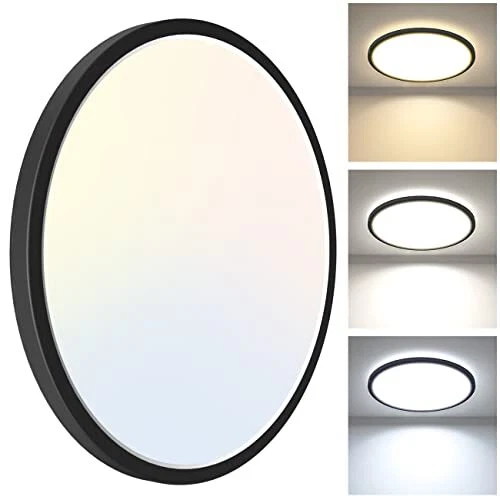 Integrated led flush mount light outlet