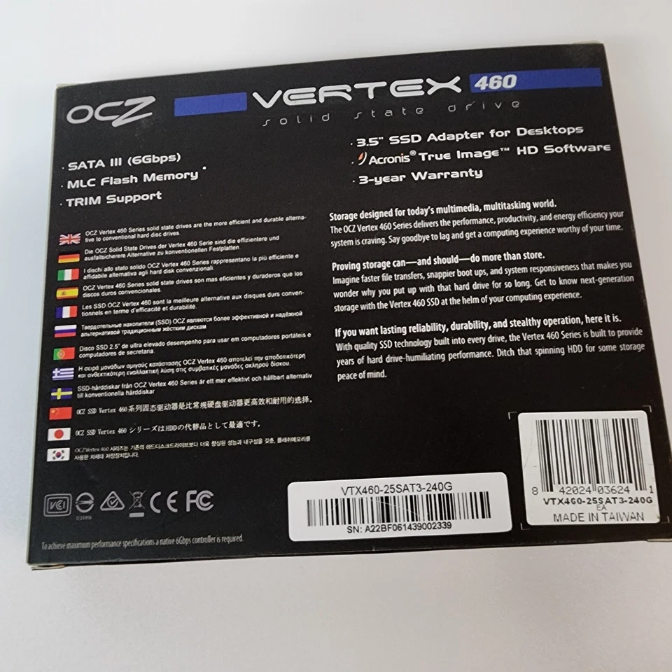 OCZ Vertex 460 240GB SATA 2.5 Inch SSD Solid State Drive New - Image 2 of 4