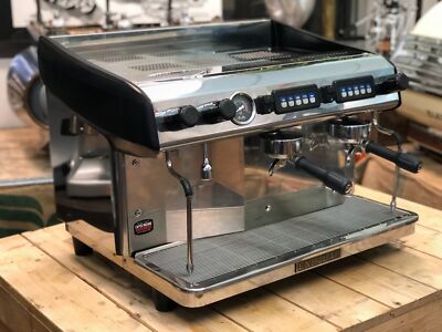 EXPOBAR MEGACREM 2 GROUP ESPRESSO COFFEE MACHINE STAINLESS COMMERCIAL CAFE BAR