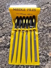 6Pcs Metal Needle File Set Small Hardened Carbon Steel File Mini Hand Metal Tool