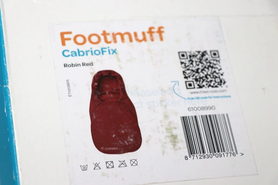 Maxi-Cosi 61008990 Cabriofix kuschelig warmer Universal Winterfußsack, robin red - Bild 3 von 3