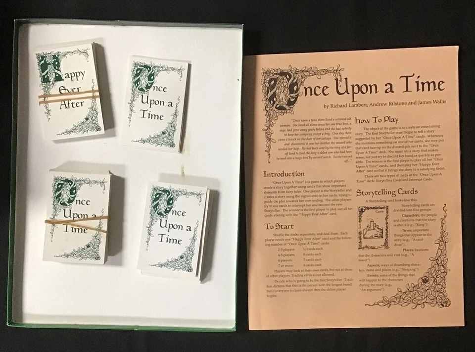 Once Upon a Time ~ Atlas Games 1000 ~ 1993 ~ OEJ - Image 2 of 3