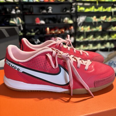 NIKE LEGEND 9 ACADEMY IC ''INDOOR SOCCER'' SIREN RED-WHITE SZ 10.5 DA1190-618]