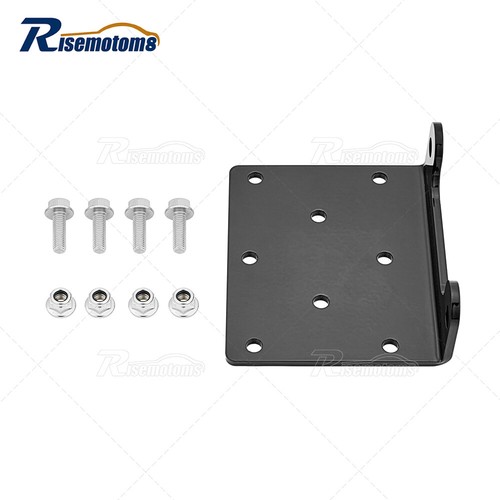 Heavy Duty Front Bumper Winch Mount Plate Brackets Kit fit Kawasaki