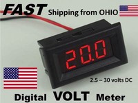 Car Audio System Voltmeter Dash Mount Snap In Digital Car Audio System Voltmeter Dash Mount Snap In Digital