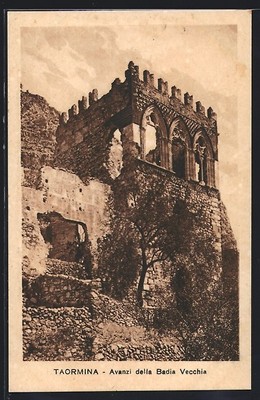 Taormina, Avanzi della Badia Veccia, Ansichtskarte 