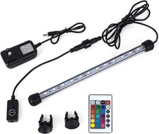 8 in Submersible LED Aquarium Light 1.2W Color Changing Fish Tank Light