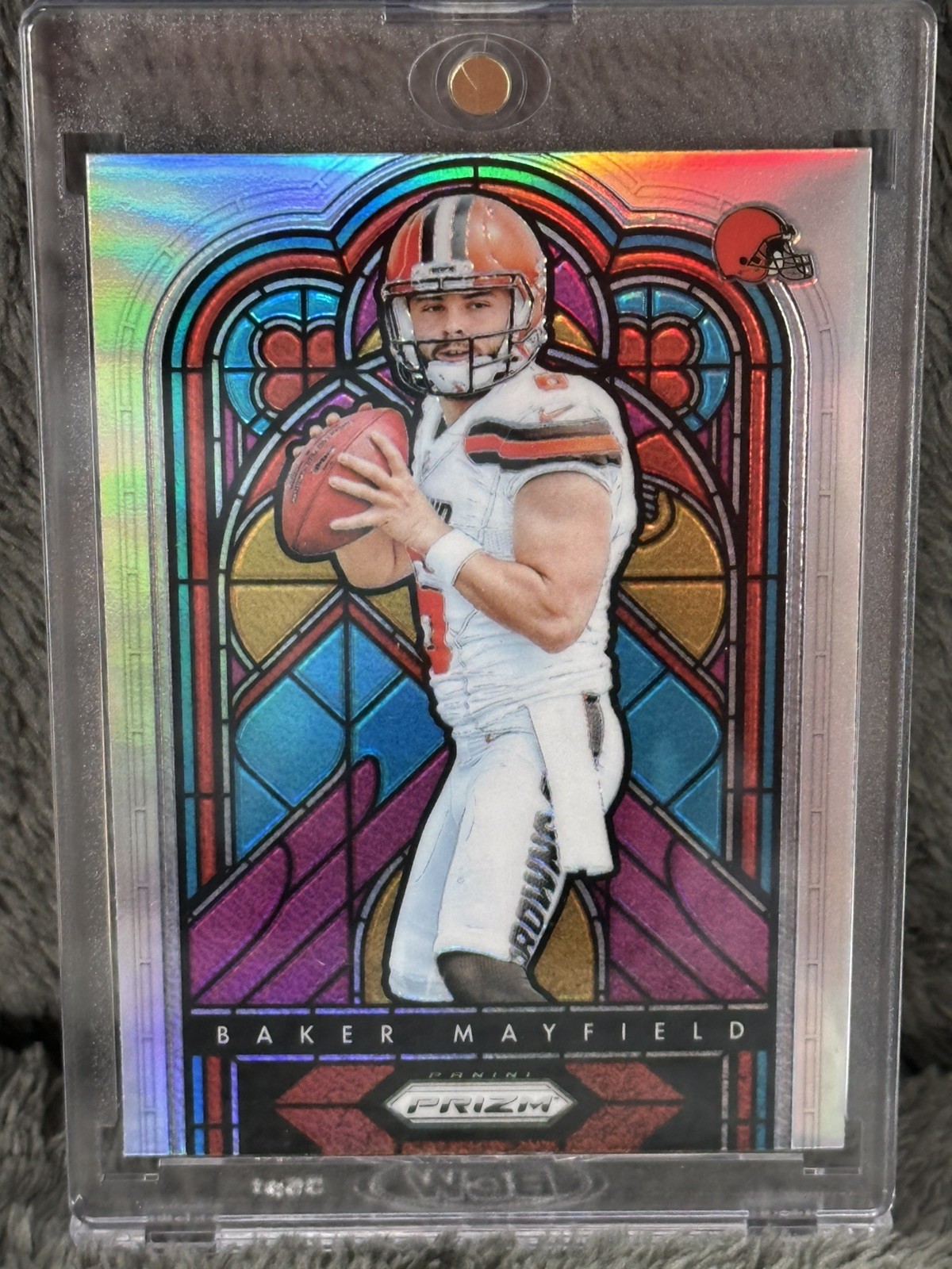 2018 Panini Prizm - Stained Glass Baker Mayfield #SG-6 (RC)