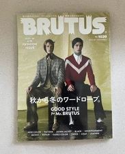 BRUTUS MAGAZINE OCTOBER 2025 MEN'S AUTUMN/WINTER FASHION STYLE BOOK- GOOD STYLE