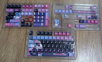 Tastatur Kappen Keyboard Keycaps 166 Stk. Hatsune Miku Rabbit Hole Cherry PBT+PC
