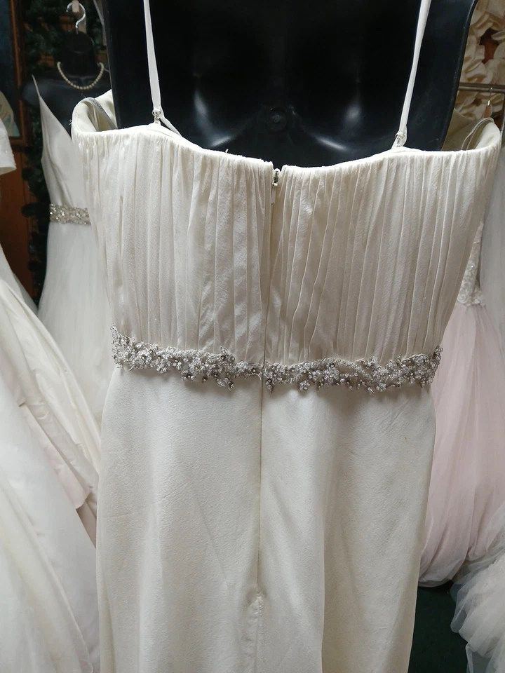 Vestido de novia Winnie Couture marfil seda talla 10 Foto 4 de 4