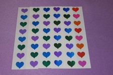 Mrs. Grossman's LOT of 5 Strips RARE Vintage 1984 Opal Small Hearts Stickers
