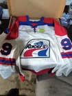 Wayne Gretzky Autographed Iniana Racers Replica Hockey Jersey W/ Upper Deck COA