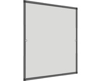 Insektenschutz Fensterrahmen Ohne Bohren Anthrazit 100X120 Cm