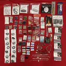Huge Mixed Lot of BEADS, Jewelry Making, Tools Necklace Cord Craft Supplies