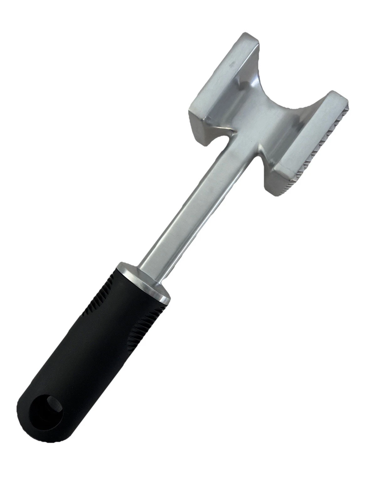 New OXO Stainless Steel Soft Silicone Handle Meat Pounder Tenderizer