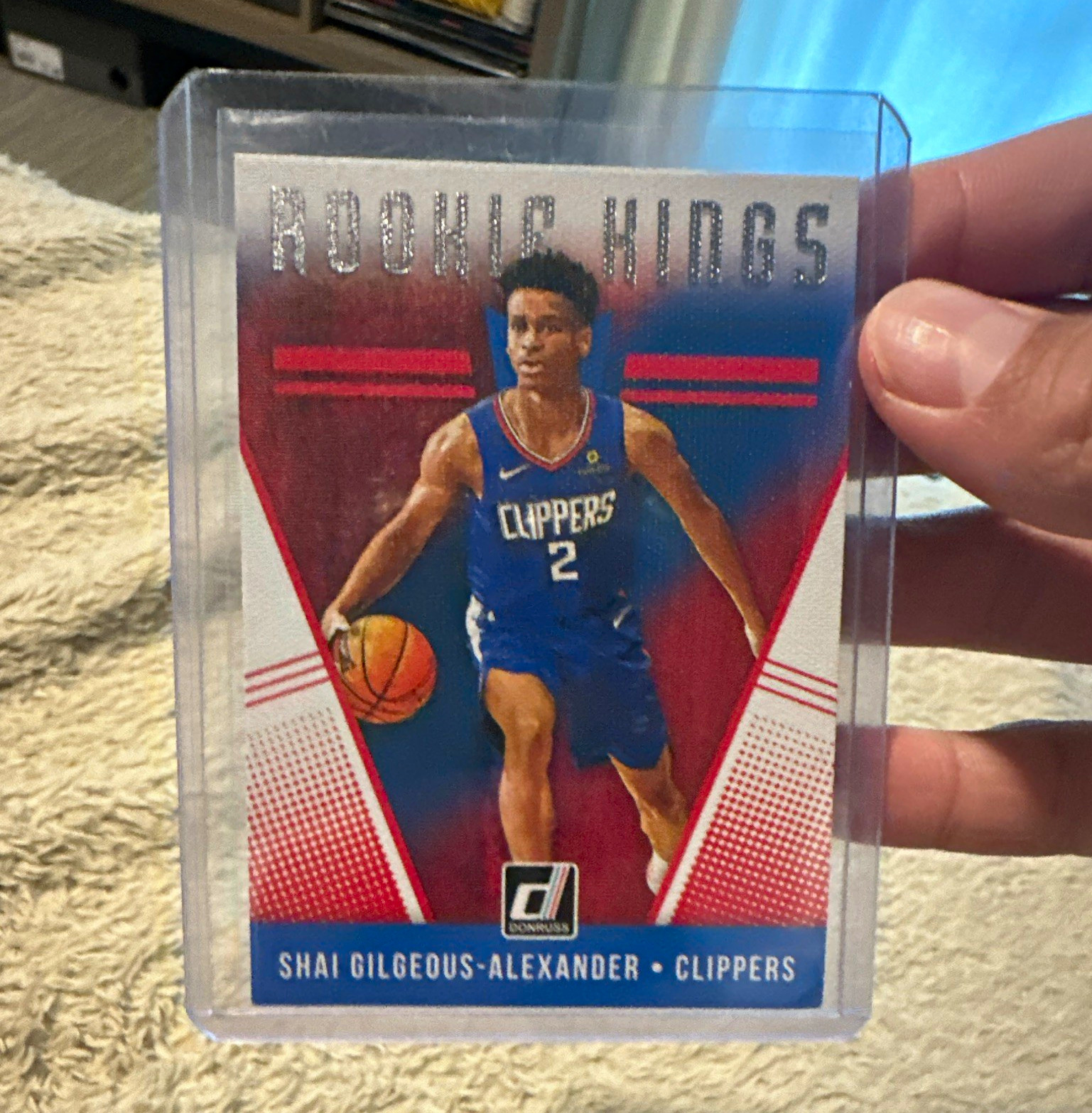 Panini Donruss 2018-19 Shai Gilgeous-Alexander Rookie Kings #21 BAD CORNER