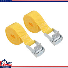 Heavy Duty 1x6.5 Ft Cam Buckle Tie Down Straps 2 Pack Heavy Duty 1x6.5 Ft Cam Buckle Tie Down Straps 2 Pack