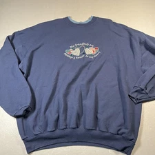 Vintage Sweatshirt grandma core Womens 2XL Grandkids Hearts Grandma Crewneck 90s