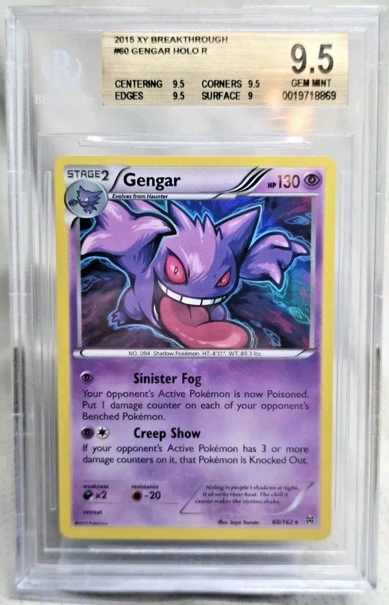 Gengar Pokémon TCG Breakthrough Collectible Individual Card Games