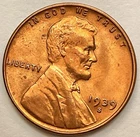 1939-S  Choice Uncirculated BU Red RD - Lincoln Wheat Cent  ~ B743
