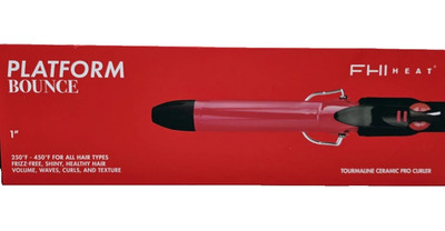 FHI HEAT Platform Bounce Pro Curler Tourmaline Ceramic 1'' Curling Iron