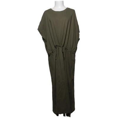 H&M, Kleid, Größe: 4XL, Grün, Baumwolle, Einfarbig, Damen #Unk