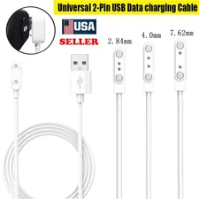 Smart Bracelet Charging Cable USB Cable Smart Watch Universal 2-Pin Charger USA