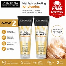 2 Pack John Frieda Sheer Blonde Shampoo Highlight Activating Bulk Wholesale Lot