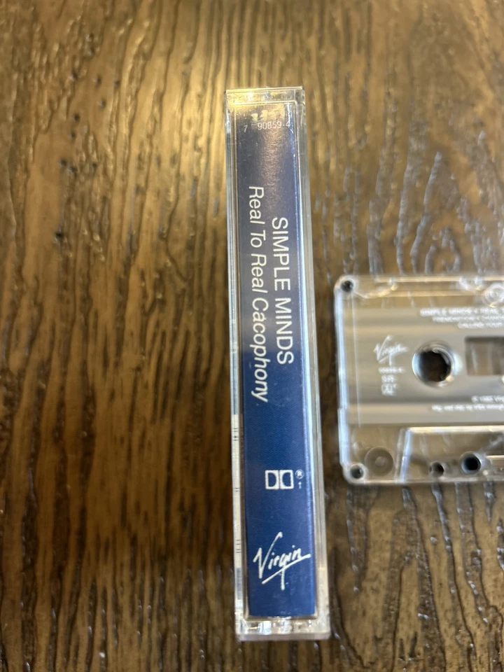 Simple Minds Real To Real Cacophony Cassette 1982 Virgin Records VG+++ - Image 2 of 3