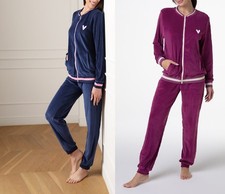 TUTA DONNA COMPLETO CASA E TEMPO LIBERO CINIGLIA FELPA ZIP CON POLSINI LOVABLE