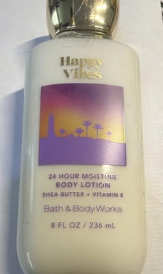 Bath & Body Works Happy Vibes 24 Hour Moisture Body Lotion 8 fl oz Shea Disconti