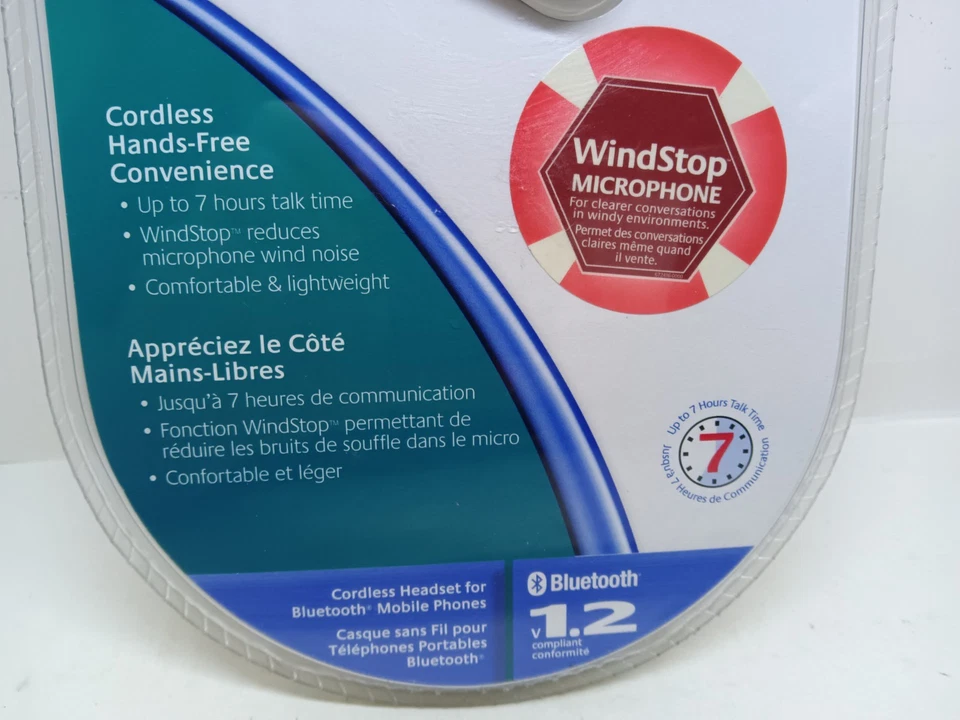 Logitech Mobile Freedom Headset Bluetooth v.1.2 980228-0403 New Rare Vintage  - Image 3 of 4