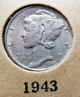 1943 P Philadelphia Silver Mercury Dime 10 CENT 90% Silver 📸AS PICTURED📸 XF EF