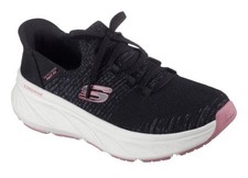 Skechers Hands Free Swift Fit No Bend Sneakers US 9 Black/Pink Memory Foam NEW