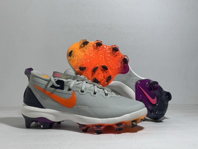 Nike Force Trout Elite MCS Baseball Cleats Light Silver HF1116