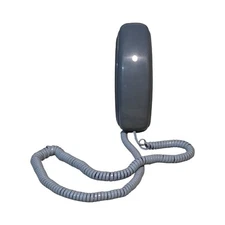 Northwestern Bell Phones Slimline Gray Corded Landline Phone Vintage Push Button