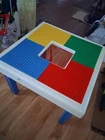 VTG TABLETOYS LEGO TABLE TOY REGULAR  + NET- COLLAPSIBLE .EASY TO CARRY-25X25X20