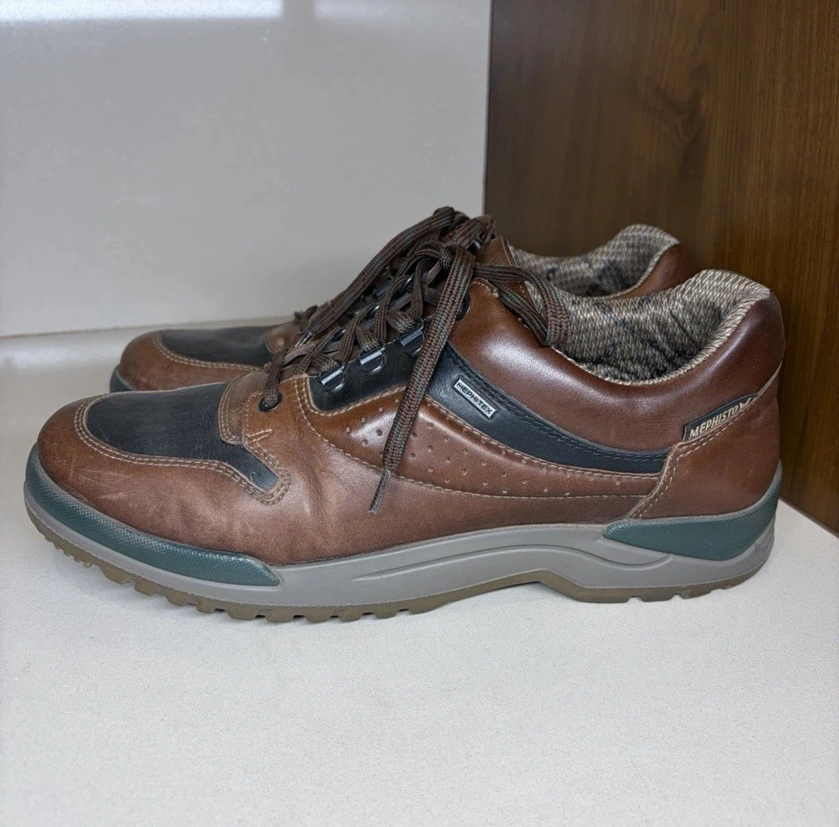Mephisto Chestnut Brown Leather Steve Urban Sneaker Shoes Men’s Sz 10.5M US/44EU Mephisto Shoes for Men | eBay main image 3