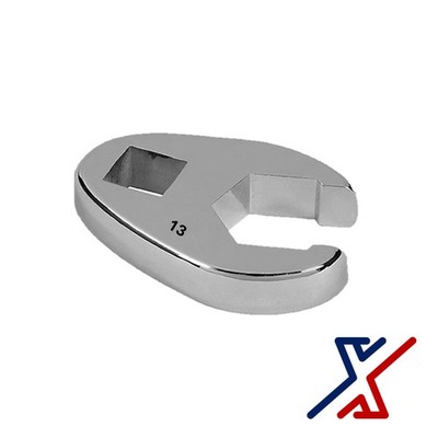 13 mm. Flare Nut Crowfoot Wrench with 3/8''Drive (1 CROWFOOT ) by X1 Tools